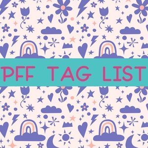 OFFICIAL TAG LIST! 45 SPOTS AVAILABLE